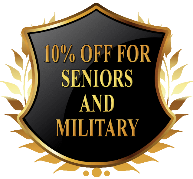 Discount for Seniors and Military